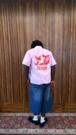 TAYLISH Spring/Summer '26 Pink Camp Shirt - Image 2